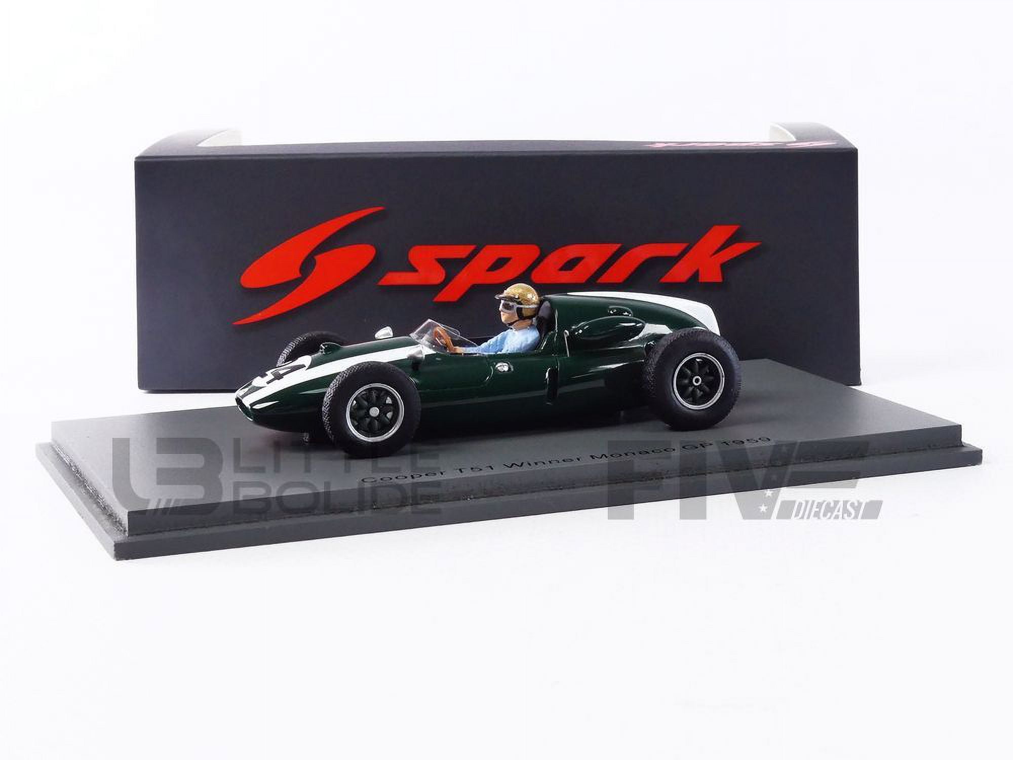 Figurine Jack Brabham F1 Cooper T51 1959, échelle 1/18, Résine, Schuco/Spark