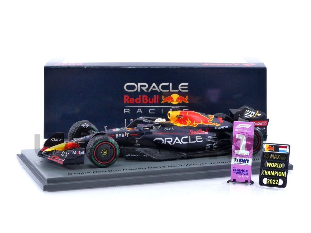 SPARK 1/43 - RED BULL RB18 - Winner Japan GP World Champion 2022