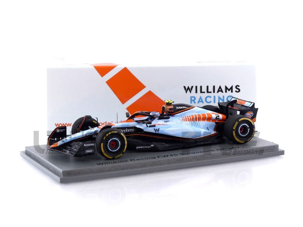 スパーク 1/43 ウィリアムズ FW45 No.2 2023 F1 シンガポールGP