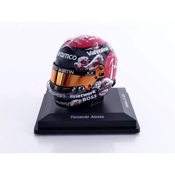 SPARK 1/5 - CASQUE Fernando Alonso - Japan GP 2024