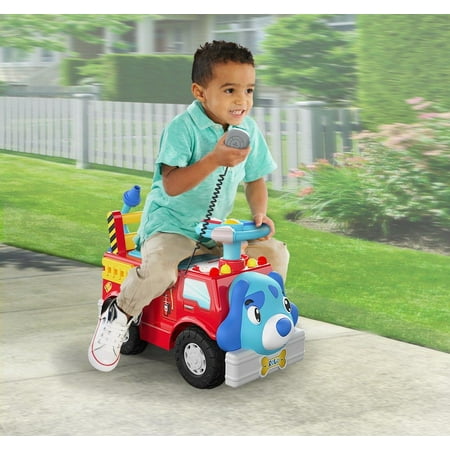 SPARK Rolo Firetruck Foot-to-Floor Ride-On Boy and Girl 18-36 months