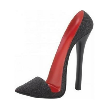 Sparkle Black Shoe Phone Holder 6x2.5x5.25"