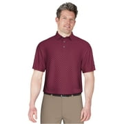 Lee Golf Men's and Big Men’s Sparkle Geo Print Short Sleeve Golf Polo Shirt, up to Size 5XL