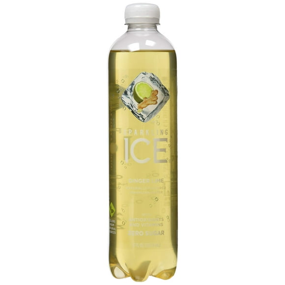 SPARKLING ICE Sparkling Water Plastic Bottle, 16571953381, Ginger Lime, 17 Ounce