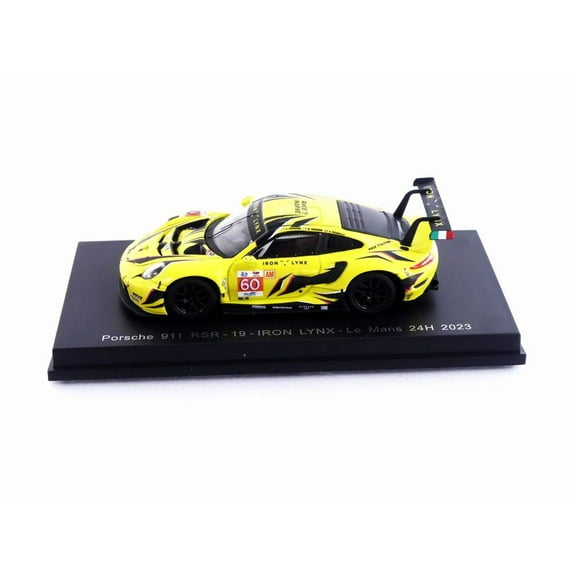 Porsche 911 RSR-19 #60 "Iron Lynx" "24 Hours of Le Mans" (2023) 1/64 Diecast Model Car by Sparky