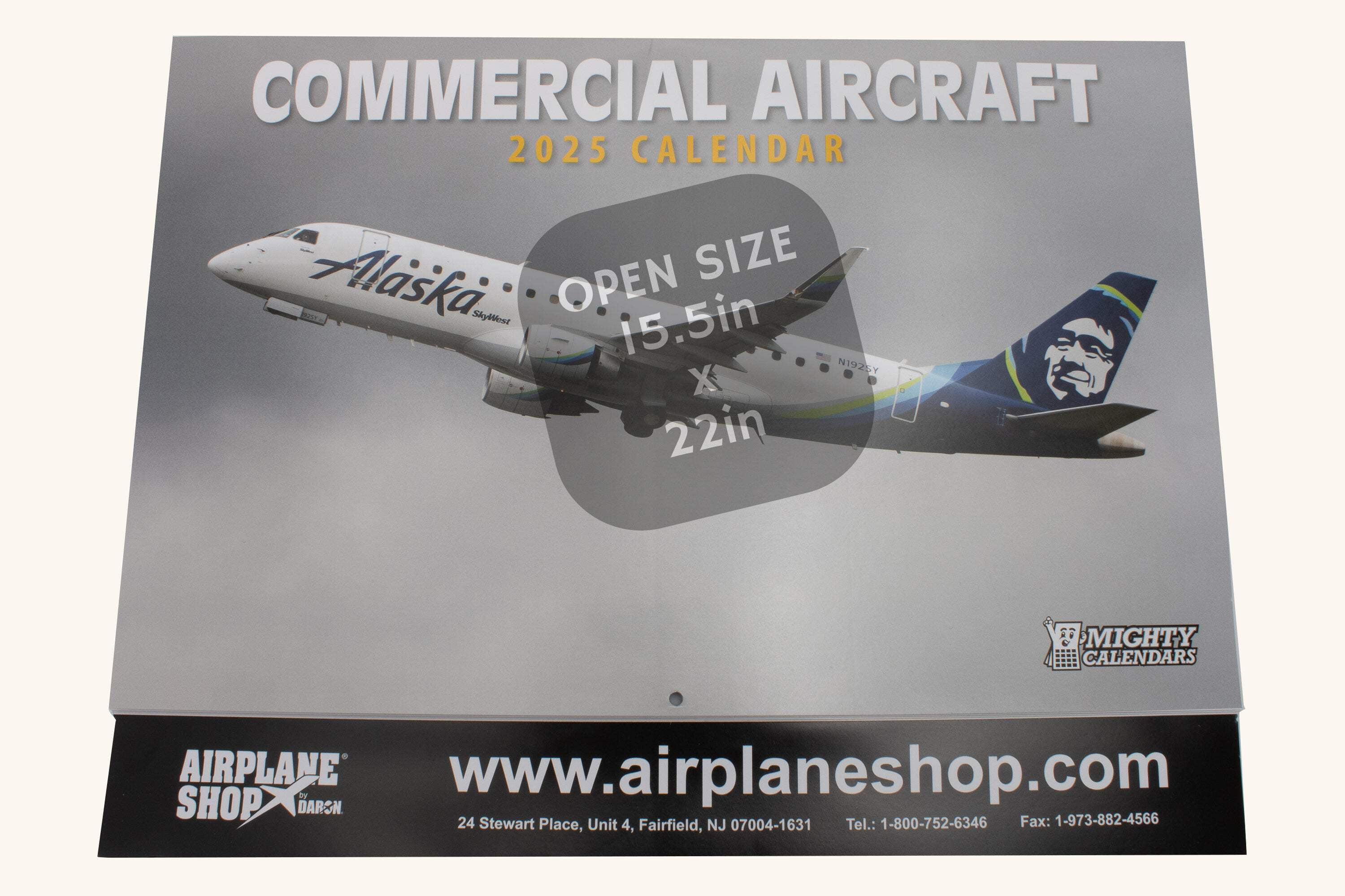 MIGHTY CALENDAR 2025 COMMERCIAL CALENDAR AIRPLANE SHOP