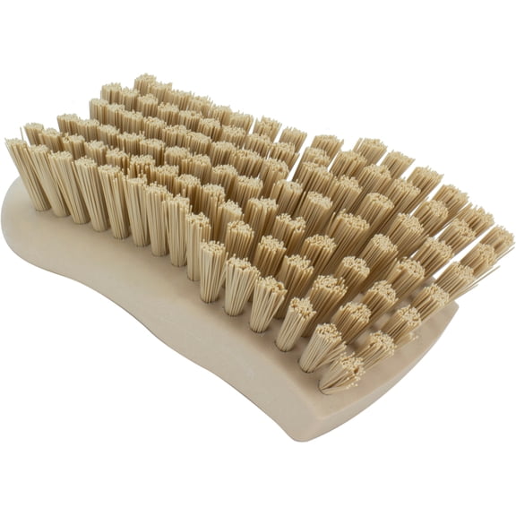 SPARTA Color Coded Hand Scrub Brush, 6", Tan