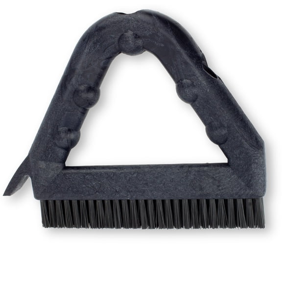 SPARTA Color Coded Tile and Grout Brush, 9", Black