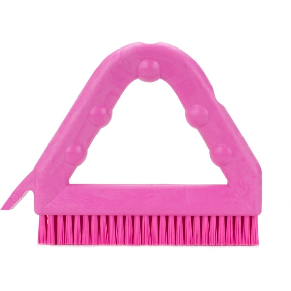 SPARTA Color Coded Tile and Grout Brush, 9", Pink