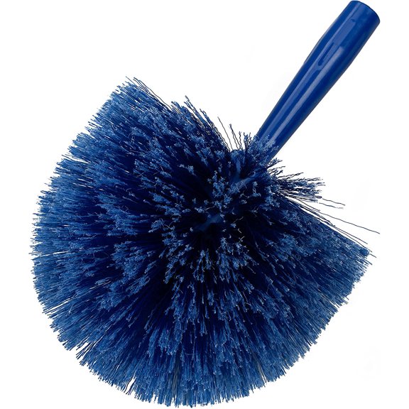 SPARTA Flo-Pac Round Duster Head With Soft Flagged Bristles, Cleaning Essentials for Commercial and Home Use, Blue