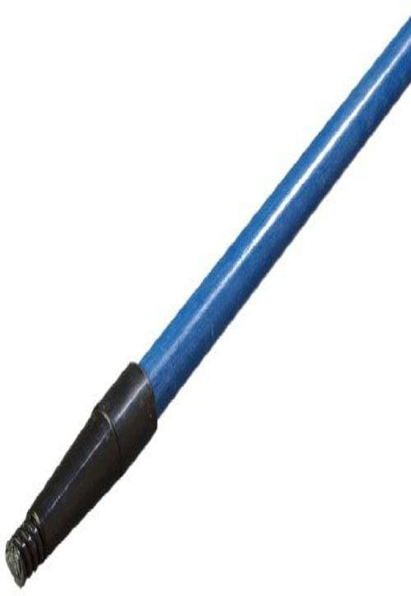 SPARTA Spectrum Fiberglass Broom Handle, Mop Handle, Replacement Handle With Acme Threaded Tip For Commercial Cleaning, 60 Inches, Blue, (Pack of 12) Blue/Black Pack of 12 Replacement Handle