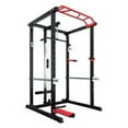 thumbnail image 1 of SPARTAN 1500 Lb. Capacity Exercise Power Cage Rack with Lat pull down, J-hook, Pulley system, Squat Rack with Landmine and Safety Bar, 1 of 7