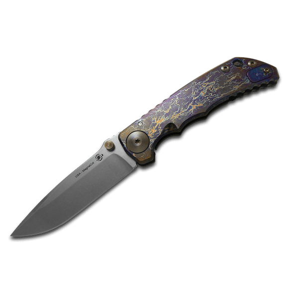 SPARTAN BLADES Harsey Folder Frame Lock Custom Storm Watch Edition Titanium & CPM MagnaCut Pocket Knife