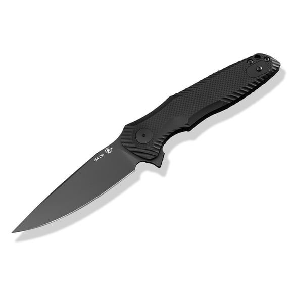 SPARTAN BLADES Poros Liner Lock Black G10 & 154CM Stainless Steel Pocket Knife