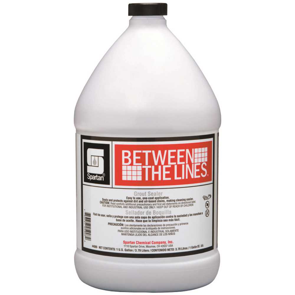 SPARTAN CHEMICAL COMPANY 408904 Between the Lines 1 Gallon Grout Sealer