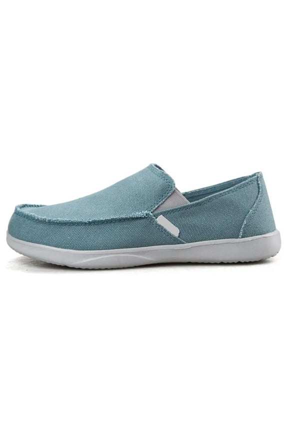 Men's Canvas Linen Slip On Loafer Lightweight Breathable Casual Orthopedic Travel Office Beach Walking Shoes for Men