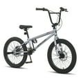 thumbnail image 1 of SPATIAL 20" BMX Bicycle,Fits Rider for 4'3" - 5'4", Dual Disc Brakes BMX Bikes,2 Pegs Single Speed Bike, 1 of 8