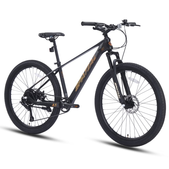 SPATIAL Adult Mountain Bike, 27.5" Wheel Bike for Man Women, 8 Speeds Gear,Magensium Frame Mountain Bicycle
