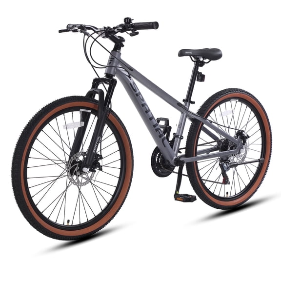 SPATIAL 24/26/27.5/29 inch Mountain Bike,8/21 Speed Lightweight Aluminum Magensium Frame Mountain Bicycle,Fits Men Women Teenagers Adult Disc Brake MTB Bicycles