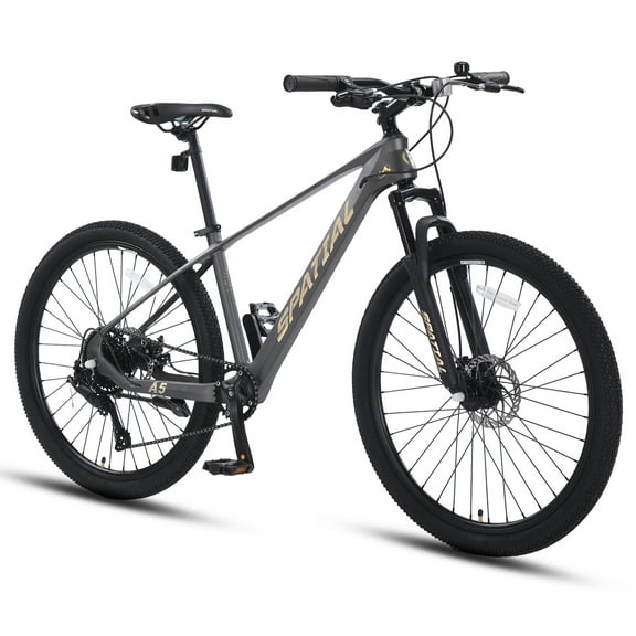 SPATIAL Adult Mountain Bike, 27.5" Wheel Bike for Man Women, 8 Speeds Gear,Magensium Frame Mountain Bicycle