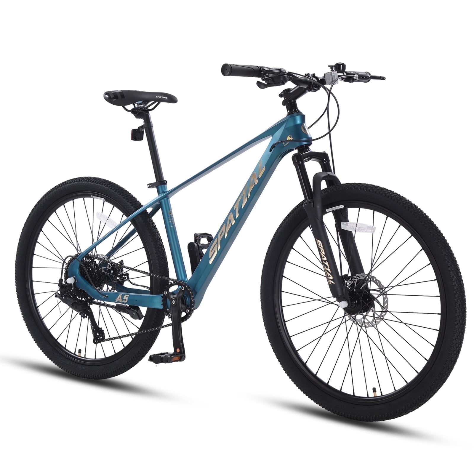 SPATIAL Adult Mountain Bike, 27.5" Wheel Bike for Man Women, 8 Speeds Gear,Magensium Frame Mountain Bicycle