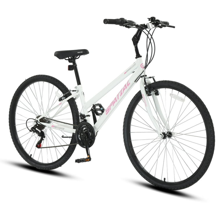 SPATIAL Hybrid Bikes,21 Speed 700C Wheel Road Bike,Hybrid Bicycle