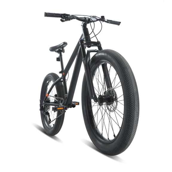 SPATIAL Pro Mountain Bike, 24 Inch Fat Bike for Man Women Teen, Outdoor Cycling Bicycle with 3.0-Inch Wide Tires, 8 Speed Drivetrain