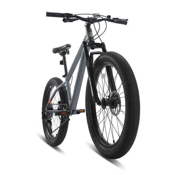 SPATIAL Pro Mountain Bike, 24 Inch Fat Bike for Man Women Teen, Outdoor Cycling Bicycle with 3.0-Inch Wide Tires, 8 Speed Drivetrain