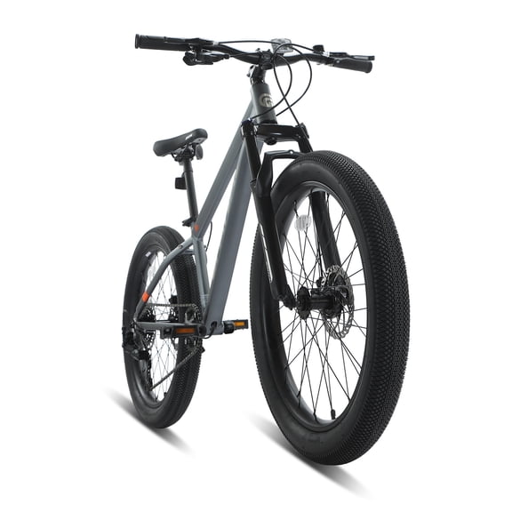 SPATIAL Pro Mountain Bike, 24 Inch Fat Bike for Man Women Teen, Outdoor Cycling Bicycle with 3.0-Inch Wide Tires, 8 Speed Drivetrain