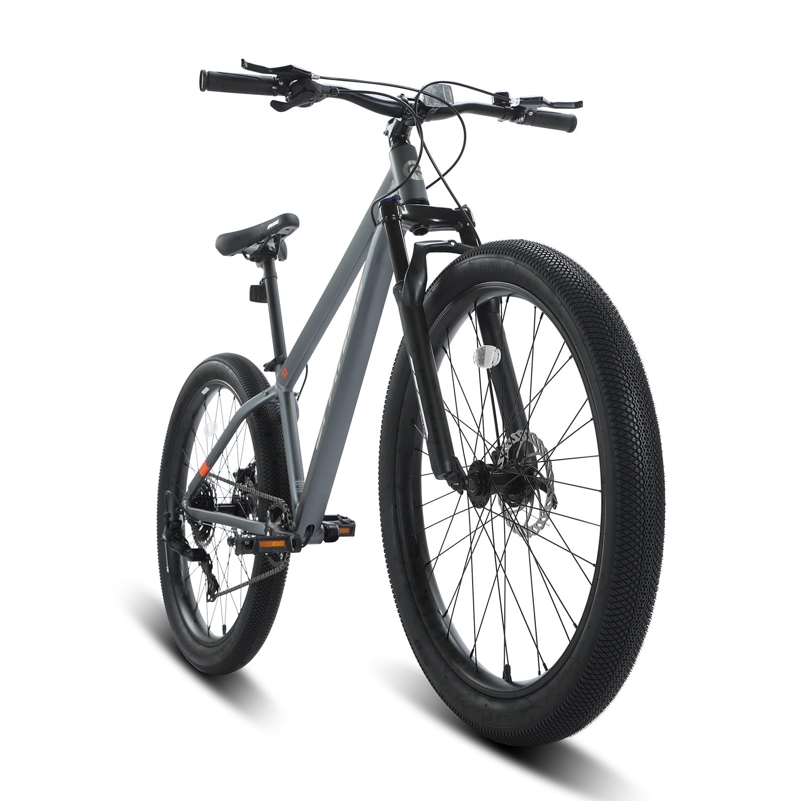 SPATIAL Pro Mountain Bike, 27.5 Inch Fat Bike for Man Women Teen, Outdoor Cycling Bicycle with 3.0-Inch Wide Tires, 9 Speed Drivetrain
