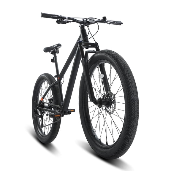 SPATIAL Pro Mountain Bike, 27.5 Inch Fat Bike for Man Women Teen, Outdoor Cycling Bicycle with 3.0-Inch Wide Tires, 9 Speed Drivetrain