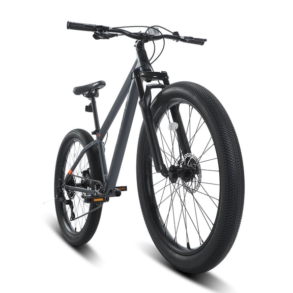 SPATIAL Pro Mountain Bike, 27.5 Inch Fat Bike for Man Women Teen, Outdoor Cycling Bicycle with 3.0-Inch Wide Tires, 9 Speed Drivetrain