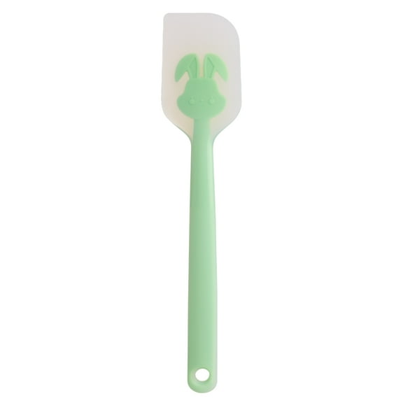 Way to Celebrate 12 inch Silicone Spatula Bunny Rabbit Green