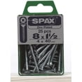 thumbnail image 1 of SPAX Multi-Material Screw 1-1/2" Zinc Phillips/Square Multiple Material Thread Flat Head Box 25, 1 of 1