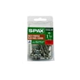 thumbnail image 1 of SPAX No. 8 X 1-1/4 in. L Phillips/Square Zinc-Plated Multi-Material Screw 30 pk, 1 of 6
