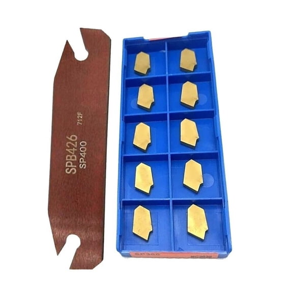 SPB26-4 26mm Parting Grooving Cut-Off Blade Tool Holder + 10p SP400 GTN-4 Insert