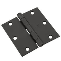 SPB512 3-1/2" x 3-1/2" SQR Hinge 1/pk - Black