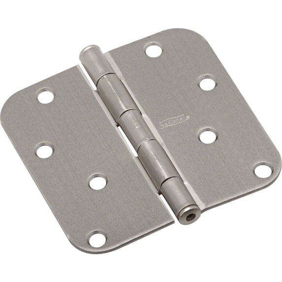 SPB512R5/8 4" x 4" 5/8R Hinge 1/pk - Satin Nickel