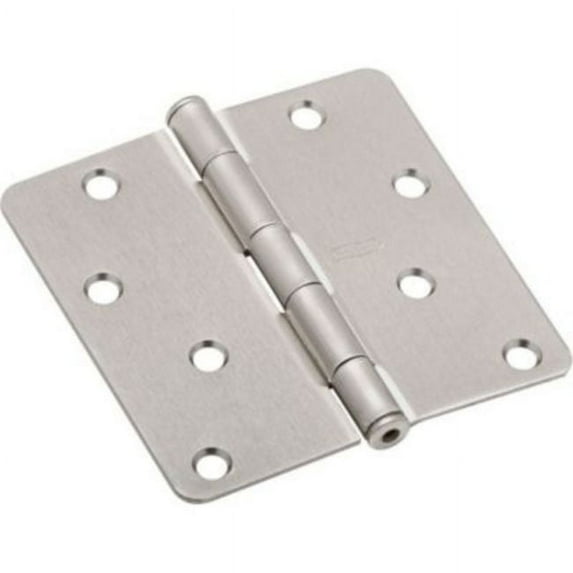 SPB512RC 4" x 4" 1/4R Hinge 1/pk - Satin Nickel