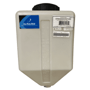 SPBM05-SQ5 Ace Roto-Mold Blow Molded 5 Gallon Square Rinse Tank, White