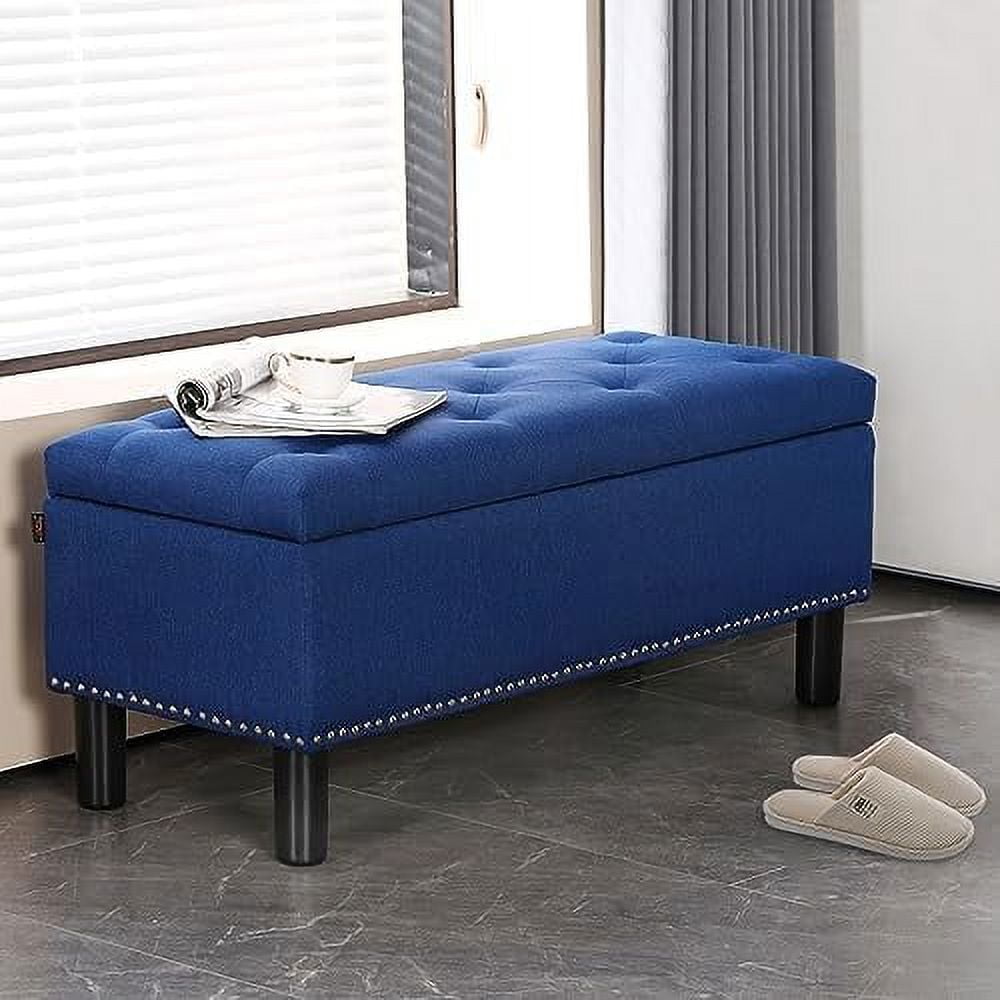 SPBOOMlife 42.5 Inch Bedroom Bench for End of Bed Rectangle Flip Top