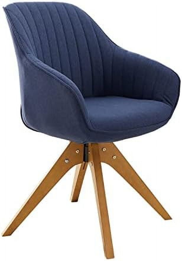 SPBOOMlife Dining Chair Mid Century Modern Fabric Upholstered Swivel