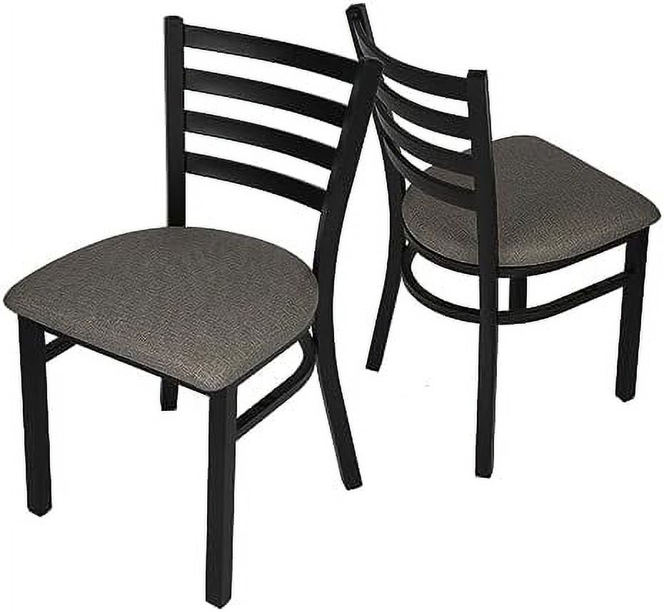 SPBOOMlife Heavy Duty Metal Dining Room Chair Upholstered Vinyl Leather