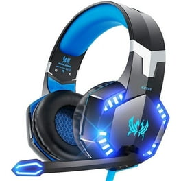 RUNMUS K8 Gaming Headset with Surround Sound LED Light for PS4 Xbox One PC PS5 PS2 Walmart