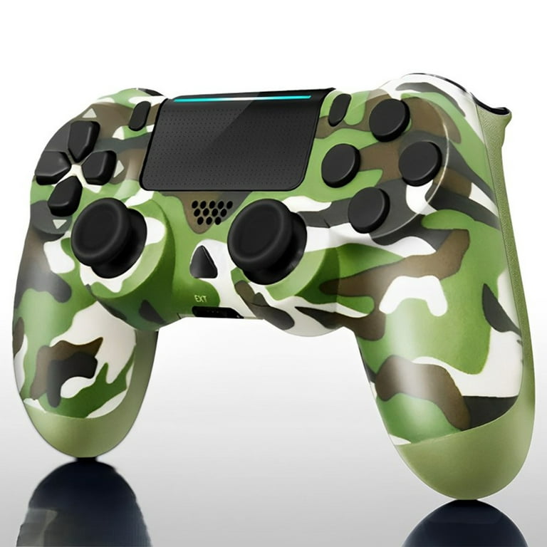 SPBPQY Wireless Controller Compatible with P4/Pro/Slim,Controller for p4,  Green Camouflage