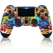 SPBPQY Wireless Controller Game Controller Compatible with PS4 (Fire&Thunder)