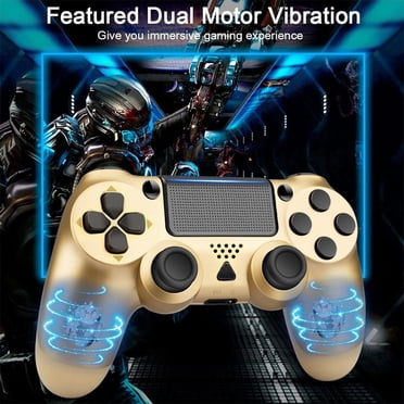 SPBPQY Wireless Controller Compatible with P4/Slim/Pro , Gold