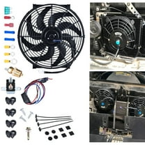 SPBREW High Performance 14 Inch 12V 160W Electric Radiator Cooling Fan with Mount Kit Ensure Optimal Engine Cooling