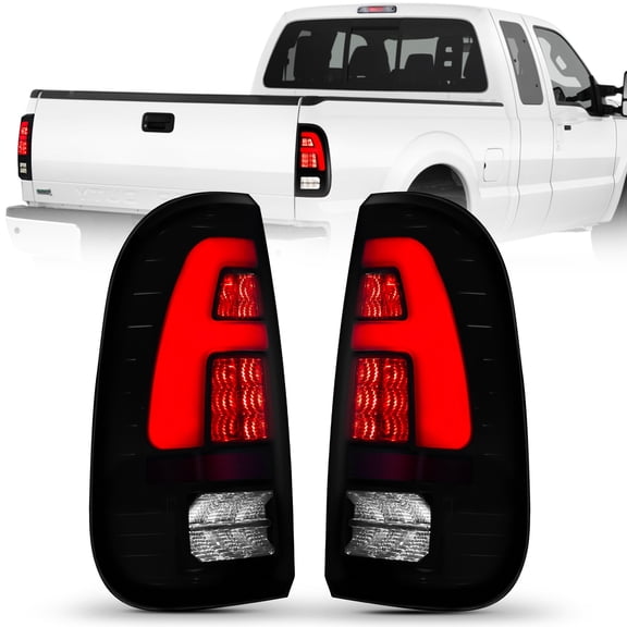 SPBTAR LED Tail Light Fit for 2008-2016 Ford F250 F350 F450 LED Taillights, Rear Brake Stop/Reverse Lights/Running Lights/Turn Signal Tail Lamp (2PCS, Passenger & Driver Side