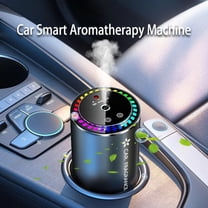 SPBTAR Smart Car Air Freshener Diffuser, Auto On/Off, Music Sync LED & Starry Roof Light, 3 Concentration Modes, USB Charge 50ML Car Diffuse(No Oils)